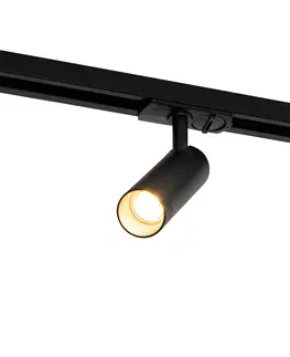 Kolajnicove svietidla Moderný koľajnicový systém čierny s 5 bodmi 35mm 1-fázový - Jeana Luxe