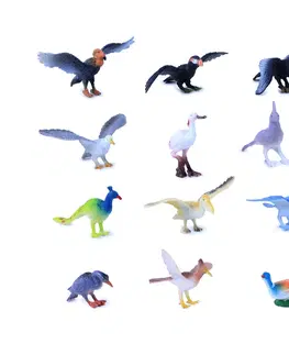 Hračky - figprky zvierat RAPPA - Vtáky, 12 ks vo vrecku