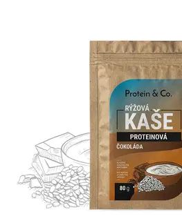Kaše, müsli a cereálie Protein & Co. Proteínová ryžová kaša 80 g PRÍCHUŤ: Sweet natural