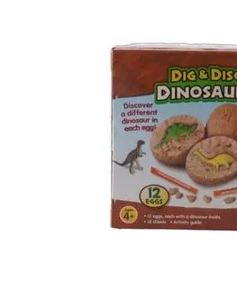 Kreatívne a výtvarné hračky MAC TOYS - PLEJO Dinosaurie vajcia, Mix Produktov