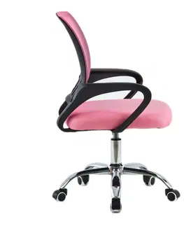 Kancelárske stoličky Kancelárska stolička DEX 4 NEW Tempo Kondela Ružová