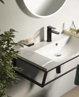 Kúpeľňa SAPHO - SKA konzola pod umývadlo, 600x200x460, čierna mat SKA201