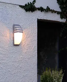 Vonkajšie nástenné svietidlá LUTEC Dizajnérske vonkajšie nástenné svietidlo City ESL