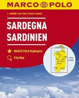 Európa Itálie č. 15 - Sardinie mapa 1:200T
