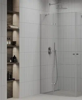 Sprchovacie kúty MEXEN/S - ROMA sprchovací kút 80x70, transparent, chróm 854-080-070-02-00