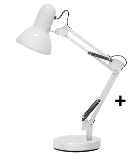 Lampy Brilagi Brilagi - LED Stolná lampa ROMERO 1xE27/10W/230V biela 