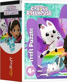 Hračky puzzle TREFL - Puzzle 54 Mini - S Gabby je vždy zábava / Universal Gabby's Dollhouse