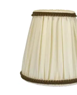 Lampy   - Tienidlo E27 pr. 15 cm krémová/biela 