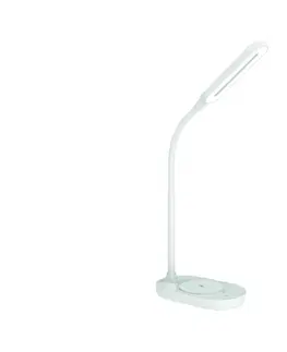 Lampy  LED Stmievateľná dotyková lampa s bezdrôtovým nabíjaním OCTAVIA LED/7W/230V biela 