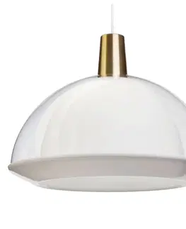 Závesné svietidlá Innolux Innolux Kuplat 400 závesná lampa 40 cm priehľadná