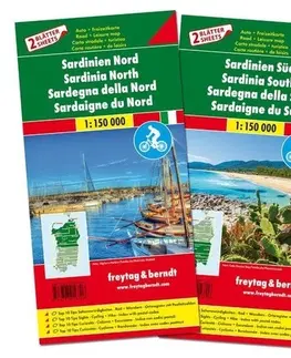 Európa Sardínia 1:150 000 - set 2 mapy