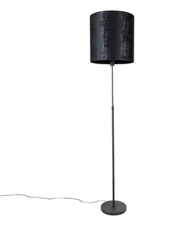 Stojace lampy Stojacia lampa čierna tienidlo čierna 40 cm nastaviteľná - Parte