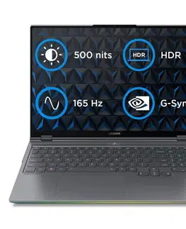 Notebooky Lenovo Legion 7 16ITHg6 Intel i9-11980HK 32 GB 1 TB-SSD, Grey 82K60038CK