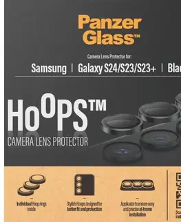 Ochranné fólie pre mobilné telefóny PanzerGlass Ochranný kryt objektívu fotoaparátu Hoops pre Samsung Galaxy S24S23S23 Plus 1207