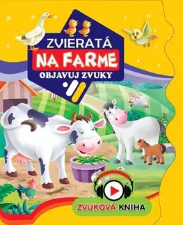 Zvukové knihy Zvieratá na farme - objavuj zvuky - Vydavateľstvo STU