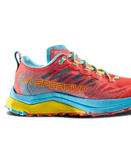 Dámska obuv Dámske trailové topánky  La Sportiva Jackal II Woman Hibiscus/Malibu Blue - 37,5