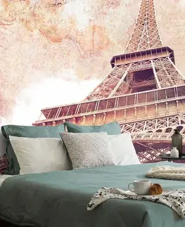 Vintage a retro tapety Tapeta Eiffelova veža v Paríži