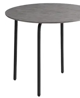 Jedálenské stoly Stôl Remi TD-2278 betón/čierna