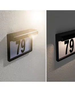 Osvetlenie domového čísla Paulmann Paulmann Dayton solárne LED s číslom domu