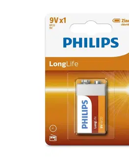Batérie primárne Batéria Philips LongLife 9V 150mAh 1ks
