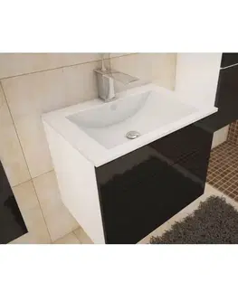 Kúpeľňové skrinky Mason Skrinka pod umývadlo MASON Tempo Kondela Biela lesk