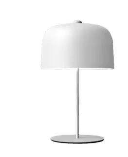 Stolové lampy Luceplan Luceplan Zile stolová lampa biela matná výška 66cm