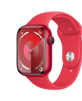 Inteligentné hodinky Apple Watch Series 9 GPS 41mm (PRODUCT)červená , hliníkové puzdro so  (PRODUCT)červená športovým remienkom - ML MRXH3QCA