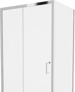 Sprchovacie kúty MEXEN/S - Apia sprchovací kút obdĺžnik 130x100 cm, transparent, chróm 840-130-100-01-00