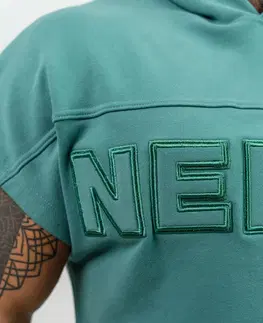 Pánske tričká Rag top s kapucňou Nebbia Champion 706 Green - XXL
