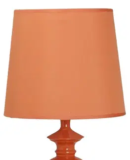 Osvetlenie Stolová lampa BERKANE Candellux Oranžová