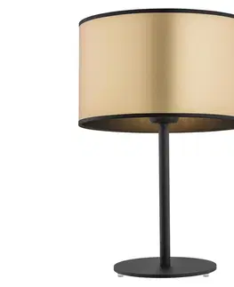 Lampy Argon Argon 4297 - Stolná lampa KARIN 1xE27/15W/230V mosadz/čierna 