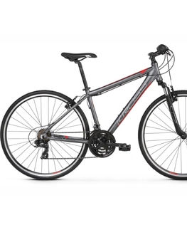 Bicykle Pánsky crossový bicykel Kross Evado 1.0 28" - model 2023 čierna/grafitová - L (21", 178-190 cm)