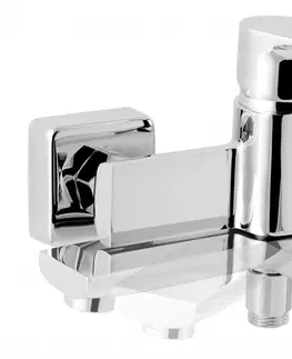 Kúpeľňové batérie NOVASERVIS - Vaňová nástenná batéria bez sprchovej súpravy 150 mm 41022/1,0