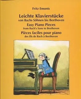 Hudba - noty, spevníky, príručky Leichte Klavierstucke - Easy Piano Pieces - Fritz Emonts