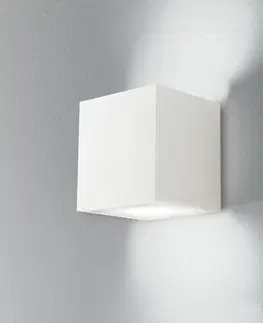 Nástenné svietidlá Eco-Light Nástenné svietidlo Rubik zo sadry