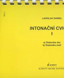 Hudba - noty, spevníky, príručky Intonační cvičení I - Daniel Ladislav