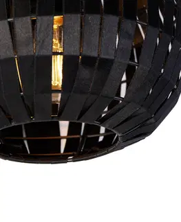 Stropne svietidla Moderné stropné svietidlo čierne 3-svetlo - Zoë