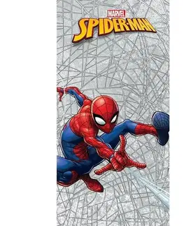 Doplnky do spálne Carbotex Detská osuška Spider-Man Pavučina, 70 x 140 cm