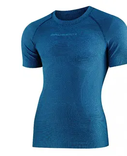 Pánske tričká Pánske tričko Brubeck 3D Run PRO s krátkym rukávom blue - M