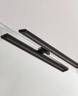 Nástenné svietidlá MCJ LED zrkadlové svetlo Espelho 40 cm čierne 4 000 K