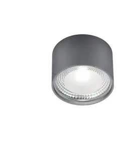 Bodové svetlá Helestra Helestra Kari stropné LED svietidlo okrúhle, nikel
