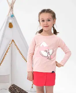 kemping Detská turistická šortková sukňa MH100 Kid 2 - 6 rokov ružová
