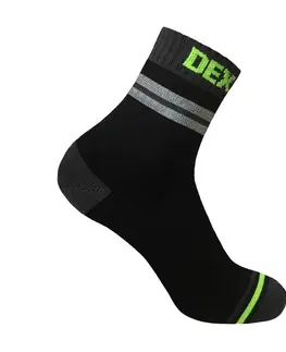 Pánske ponožky Nepremokavé ponožky DexShell Pro Visibility Grey Stripe - M