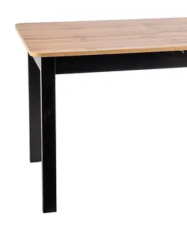 Jedálenské stoly Rozkladací jedálenský stôl IKAR Signal Čierna