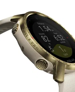Športtestery Outdoorové hodinky Polar Grit X Pro hnedo-zlatá - M/L