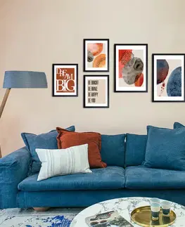 Moderné obrazy Moderný obraz na stenu v oranžových tónoch