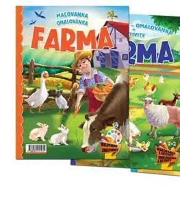 Nalepovačky, vystrihovačky, skladačky Farma - Maľovanka+aktivity (2.vydanie) - komplet