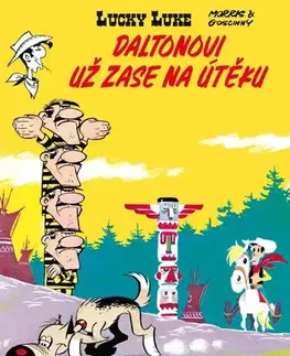 Komiksy Lucky Luke: Daltonovi už zase na útěku - René Goscinny,Michal Lázňovský,Morris