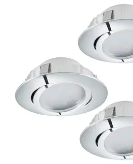 LED osvetlenie Eglo Eglo 95852 - SADA 3x LED podhľadové svietidlo PINEDA 1xLED/6W/230V 