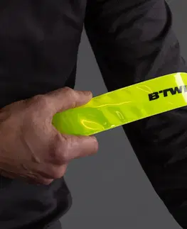 cyklistick Reflexný pásik BTWIN 500 žiarivo žltý